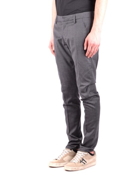 Pantalon homme Dondup gris à carreaux laine| choixmode.fr