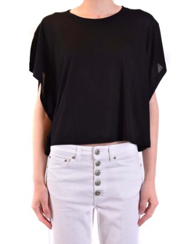 T-shirt femme Dondup noir coton italien| choixmode.fr