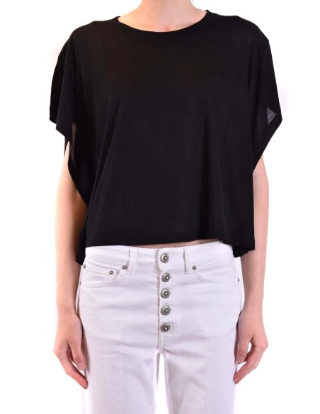 T-shirt femme Dondup noir coton italien| choixmode.fr
