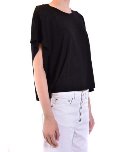 T-shirt femme Dondup noir coton italien| choixmode.fr