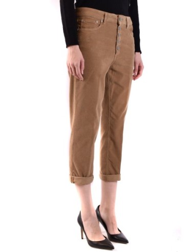Pantalon femme Dondup beige coton stretch| choixmode.fr