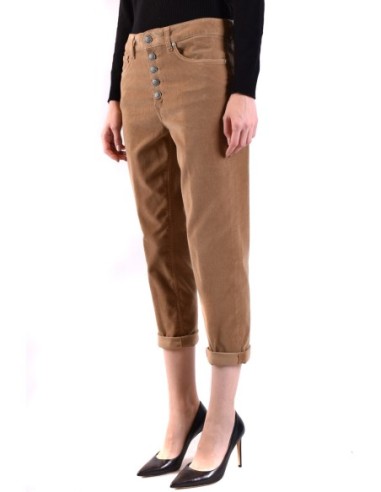 Pantalon femme Dondup beige coton stretch| choixmode.fr