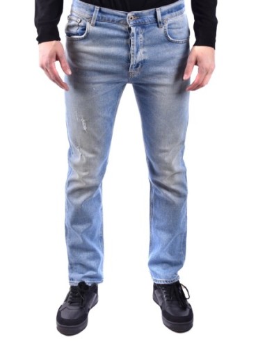 Jean homme Dondup bleu azur effet usé| choixmode.fr