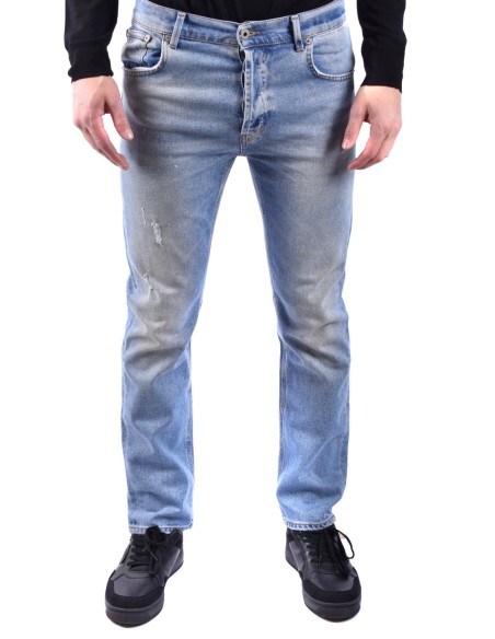 Jean homme Dondup bleu azur effet usé| choixmode.fr