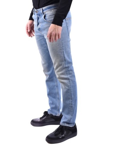 Jean homme Dondup bleu azur effet usé| choixmode.fr