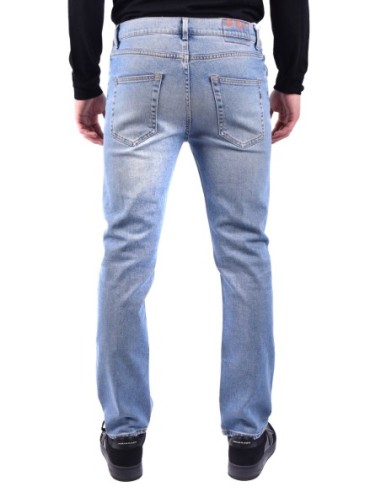 Jean homme Dondup bleu azur effet usé| choixmode.fr