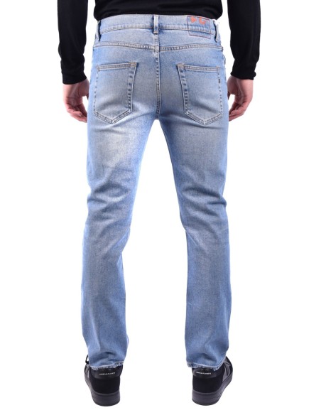 Jean homme Dondup bleu azur effet usé| choixmode.fr