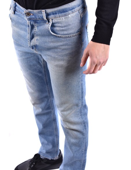 Jean homme Dondup bleu azur effet usé| choixmode.fr