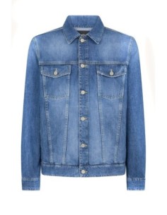 Veste homme Dondup bleue en coton premium| choixmode.fr