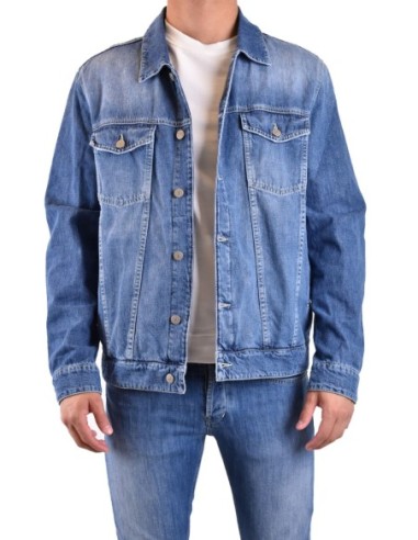 Veste homme Dondup bleue en coton premium| choixmode.fr