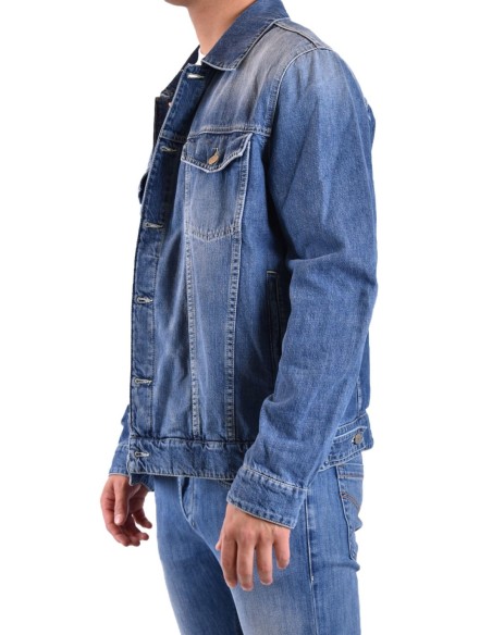 Veste homme Dondup bleue en coton premium| choixmode.fr