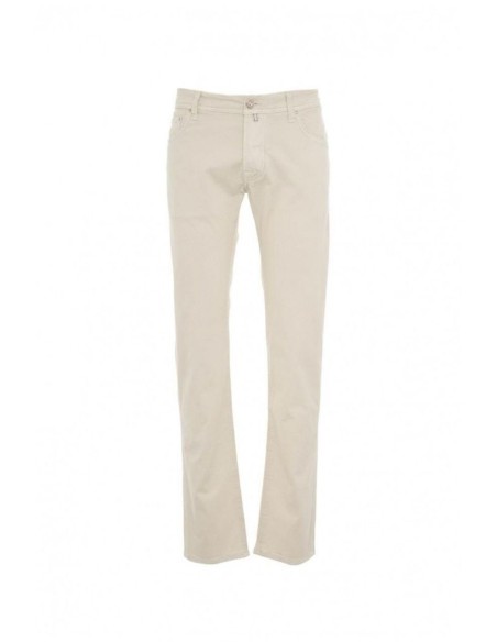 Pantalon homme Dondup blanc coton italien| choixmode.fr