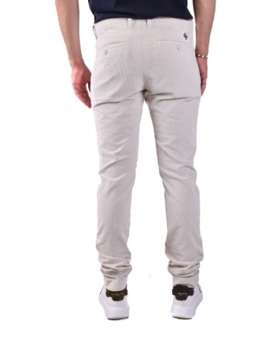 Pantalon homme Dondup blanc coton italien| choixmode.fr