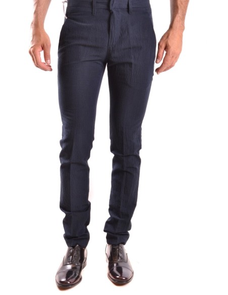 Pantalon homme Dondup bleu coton et lin premium| choixmode.fr