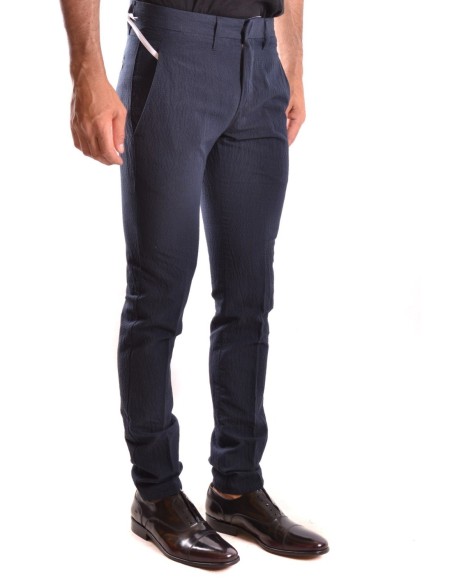 Pantalon homme Dondup bleu coton et lin premium| choixmode.fr