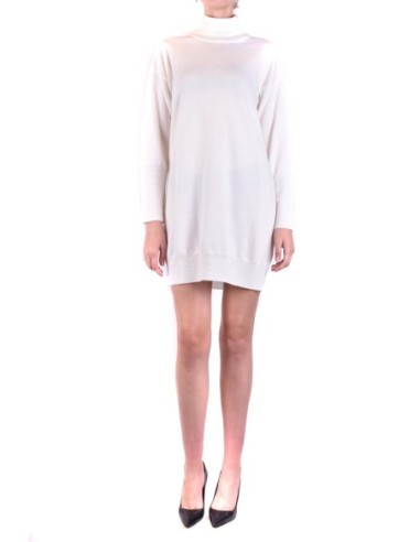 Dondup robe femme blanche en laine | choixmode.fr