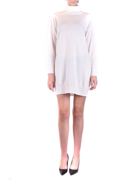 Dondup robe femme blanche en laine | choixmode.fr