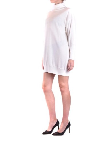 Dondup robe femme blanche en laine | choixmode.fr