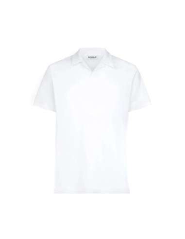 Dondup polo homme blanc coton italien | choixmode.fr