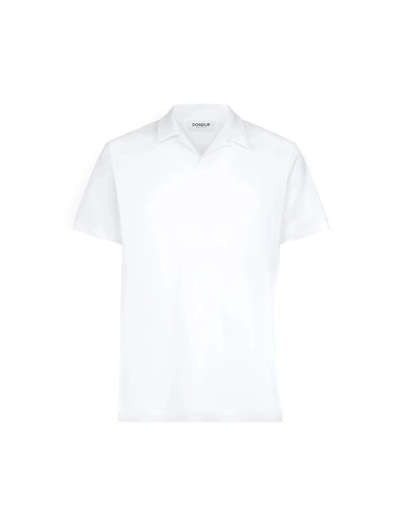 Dondup polo homme blanc coton italien | choixmode.fr
