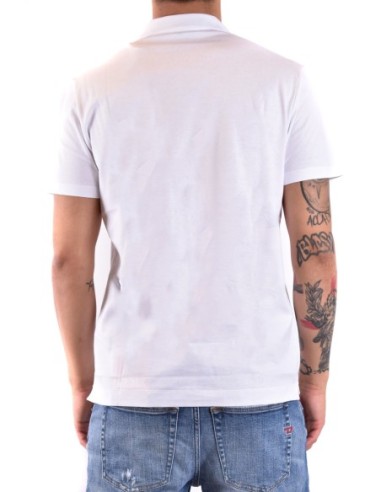 Dondup polo homme blanc coton italien | choixmode.fr