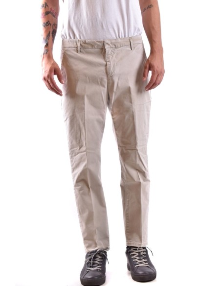 Dondup pantalon beige homme coton été | choixmode.fr