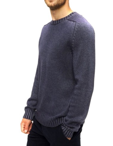 Dondup pull bleu homme laine hiver | choixmode.fr
