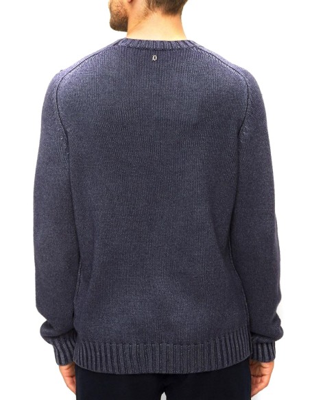 Dondup pull bleu homme laine hiver | choixmode.fr