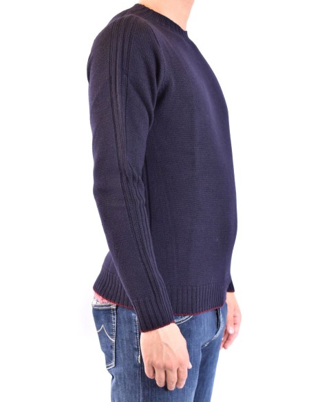 Dondup pull bleu homme laine lavage main | choixmode.fr