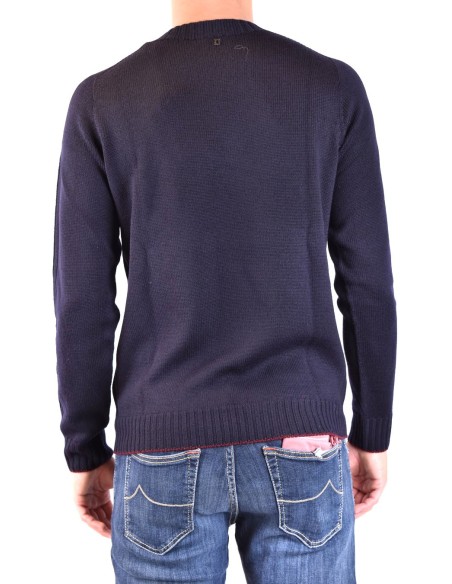 Dondup pull bleu homme laine lavage main | choixmode.fr