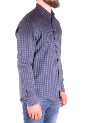 Dondup chemise homme bleue à carreaux | choixmode.fr