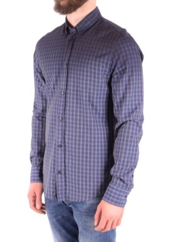Dondup chemise homme bleue à carreaux | choixmode.fr