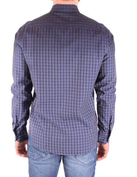 Dondup chemise homme bleue à carreaux | choixmode.fr