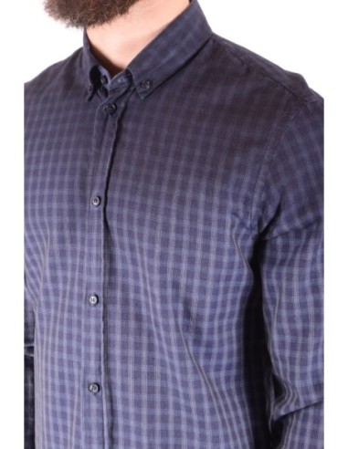 Dondup chemise homme bleue à carreaux | choixmode.fr