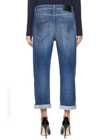 Dondup jean femme bleu effet usé italien | choixmode.fr