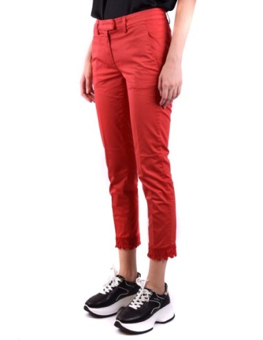 Dondup pantalon rouge femme coupe moderne | choixmode.fr