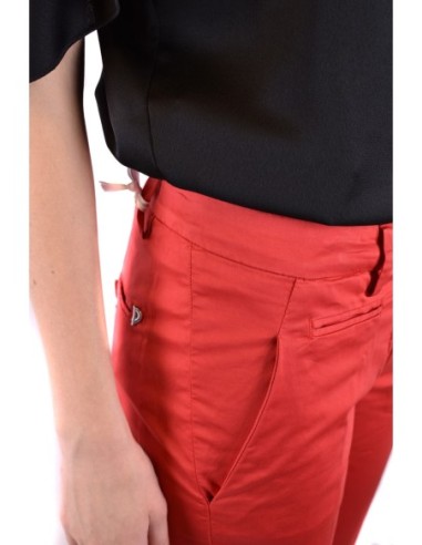 Dondup pantalon rouge femme coupe moderne | choixmode.fr