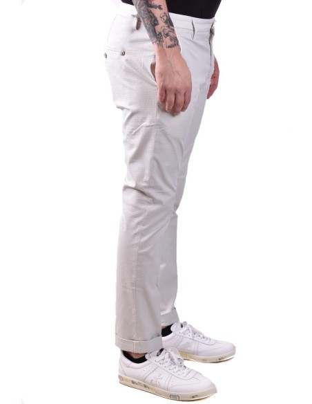 Dondup pantalon gris coton homme italien | choixmode.fr