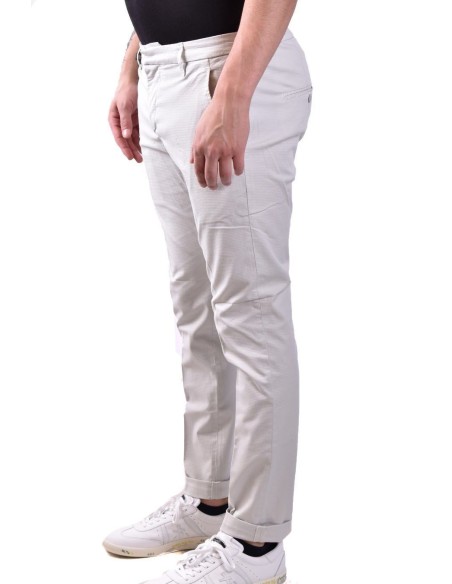 Dondup pantalon gris coton homme italien | choixmode.fr