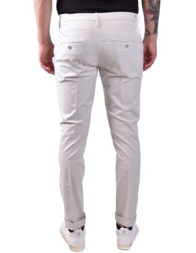 Dondup pantalon gris coton homme italien | choixmode.fr