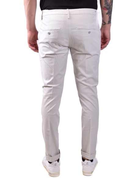 Dondup pantalon gris coton homme italien | choixmode.fr