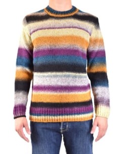 Dondup pull rayé homme laine multicolore | choixmode.fr