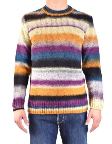 Dondup pull rayé homme laine multicolore | choixmode.fr