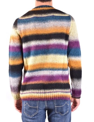Dondup pull rayé homme laine multicolore | choixmode.fr