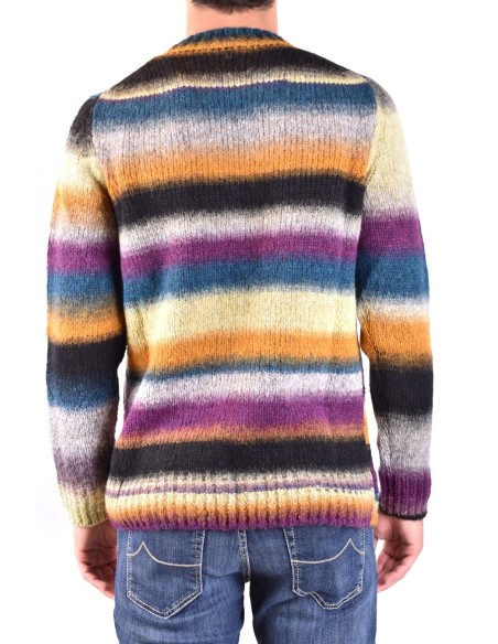 Dondup pull rayé homme laine multicolore | choixmode.fr