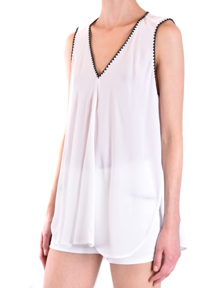 Dondup débardeur blanc femme soie | choixmode.fr