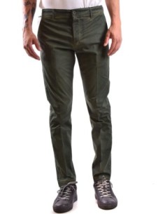 Dondup pantalon vert homme coton | choixmode.fr