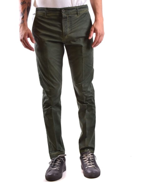 Dondup pantalon vert homme coton | choixmode.fr