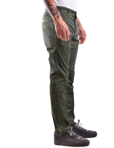 Dondup pantalon vert homme coton | choixmode.fr