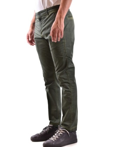 Dondup pantalon vert homme coton | choixmode.fr